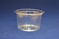 2.77 x 4.63 Inch (in) Size Round Polyethylene Terephthalate (PETE) Food Packaging Container (T882-A)